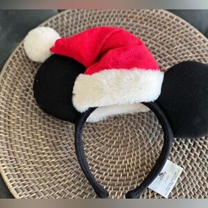 NWOT Mickey Santa Ears